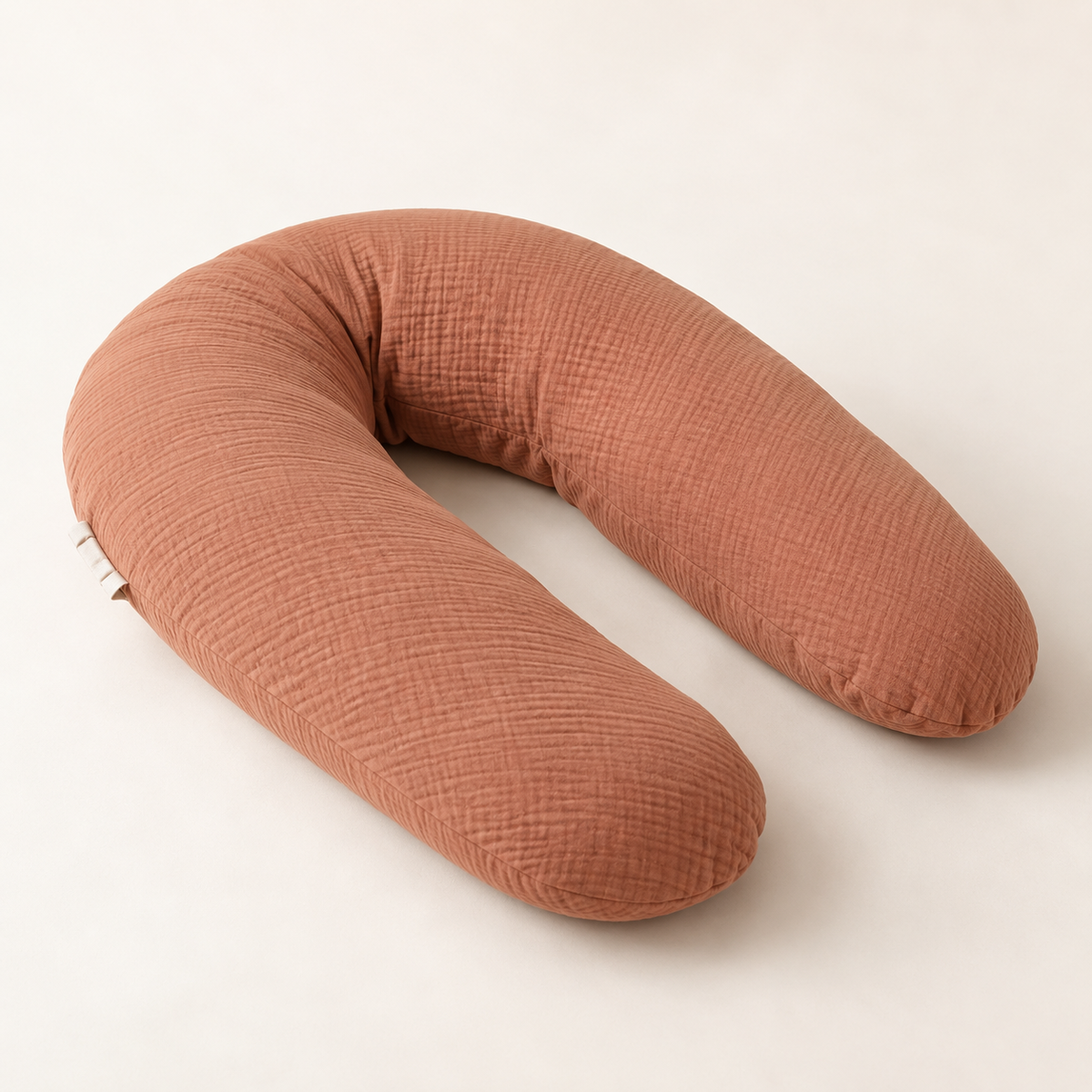 Coussin de grossesse en U – Terracotta