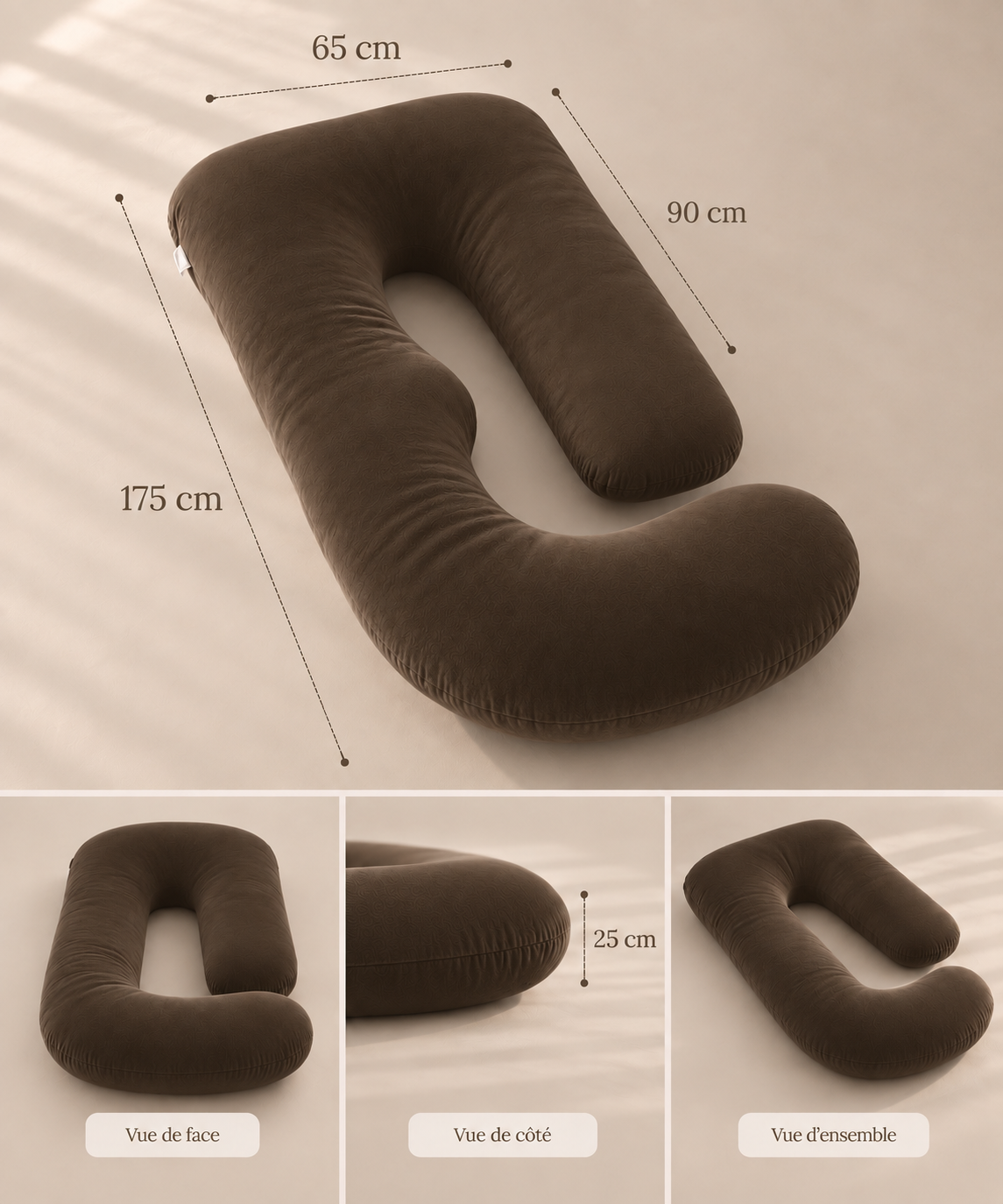 Coussin de grossesse enveloppant – COFFEE